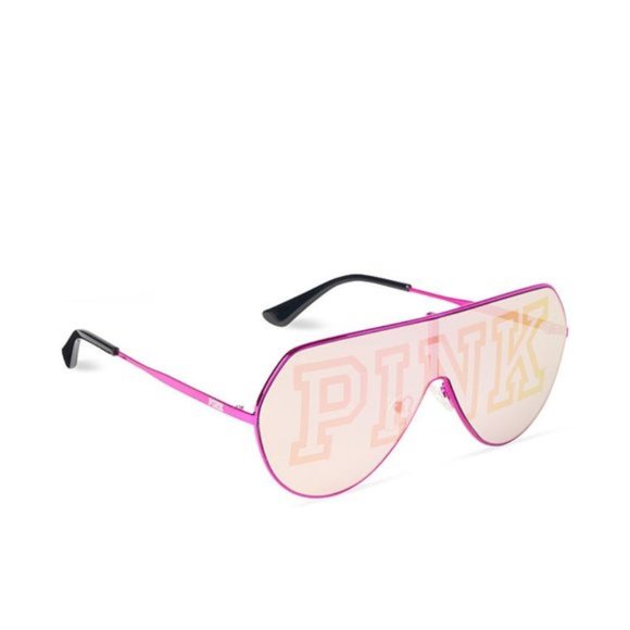 Victoria\'s Secret PINK LOGO SHIELD pink Sunglasses main image 4